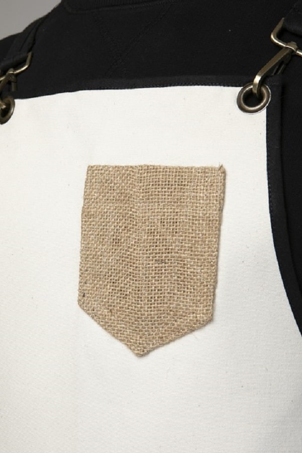 Grembiule in tessuto Pukka Flat White