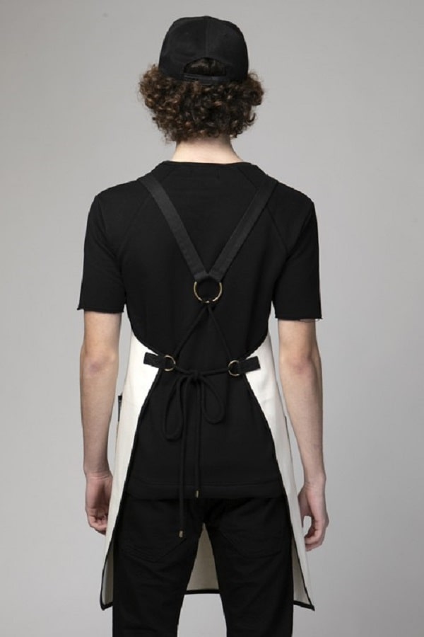 Grembiule in tessuto Pukka Flat White