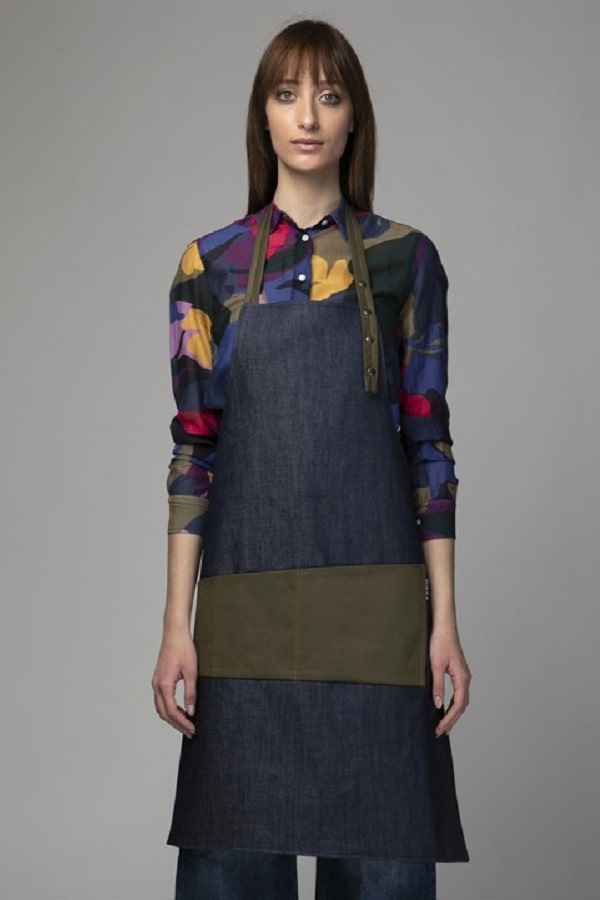 Grembiule Pukka Modello Kraft denim