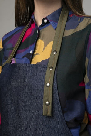 Grembiule Pukka Modello Kraft denim