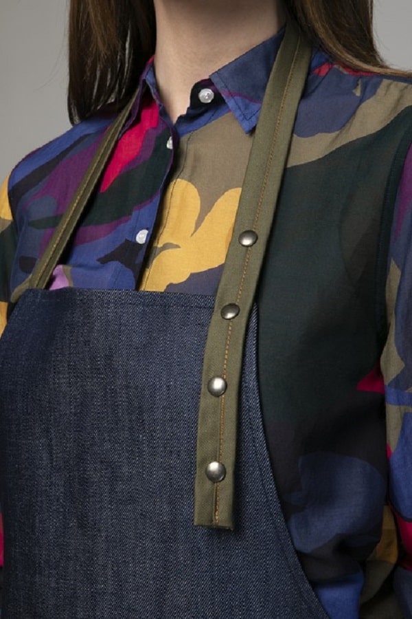 Grembiule Pukka Modello Kraft denim