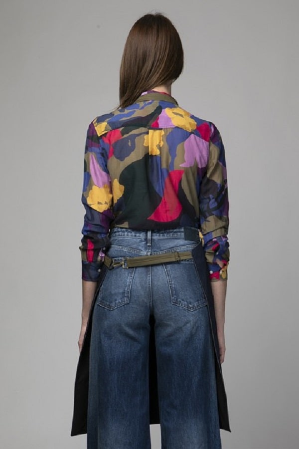 Grembiule Pukka Modello Kraft denim