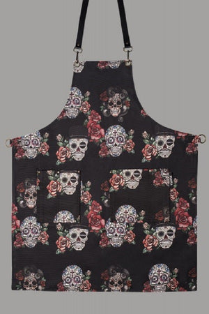 Grembiule Pukka teschi nero Blackskulls