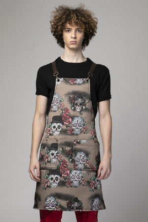 Grembiule Pukka teschi Marrone Brownskulls