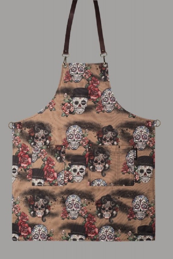 Grembiule Pukka teschi Marrone Brownskulls