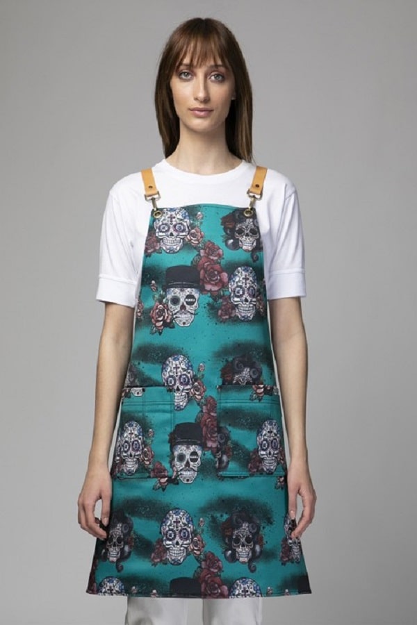 Grembiule Pukka Teschi Turchese Turquoiseskulls