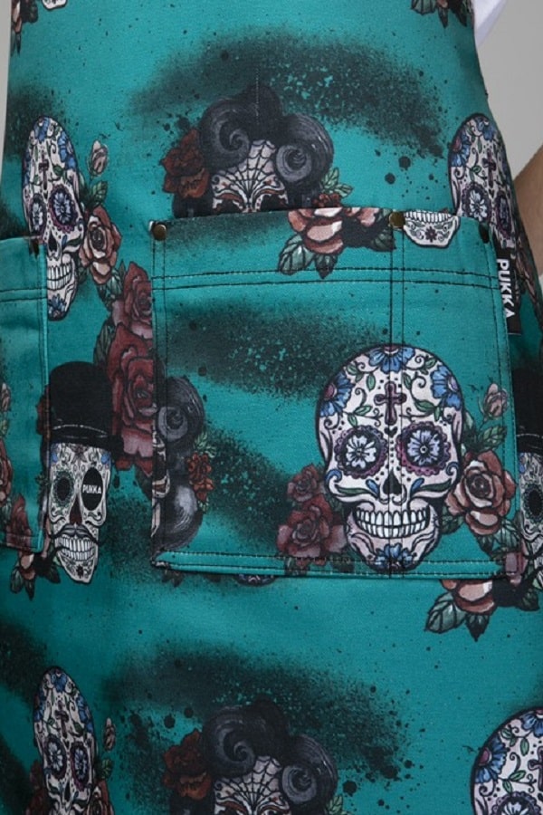 Grembiule Pukka Teschi Turchese Turquoiseskulls