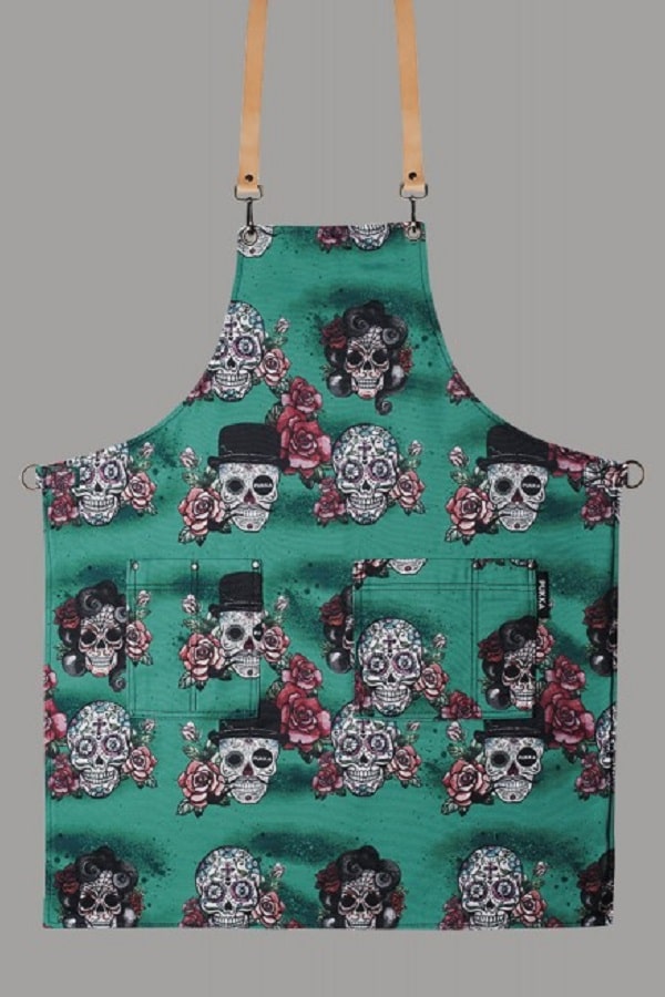 Grembiule Pukka Teschi Turchese Turquoiseskulls