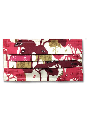 Mascherina cotone doppio strato Fantasia alberi - ITALIADIVISE