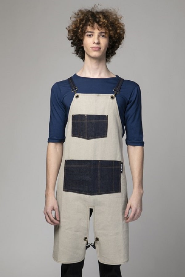 Grembiule Pukka Americana Bianco Avorio