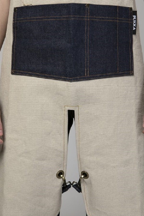 Grembiule Pukka Americana Bianco Avorio