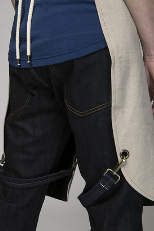 Grembiule Pukka Americana Bianco Avorio