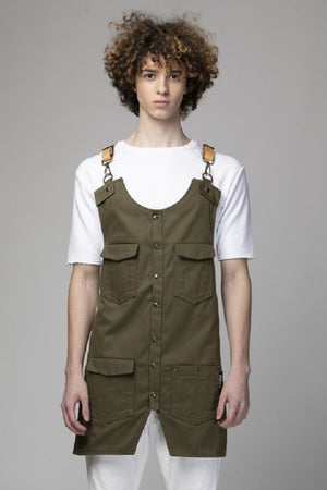 Giacca Grembiule Pukka Haki