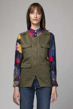 Giacca Grembiule Pukka Haki