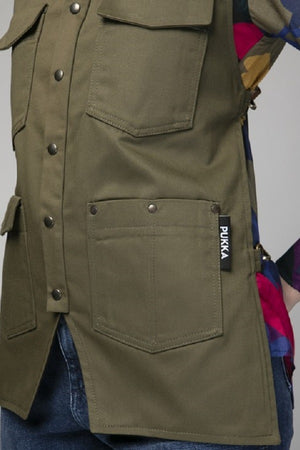 Giacca Grembiule Pukka Haki