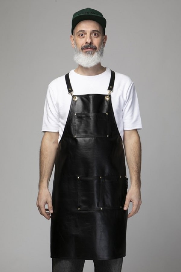 Grembiule in Pelle Pukka Black Diamond apron