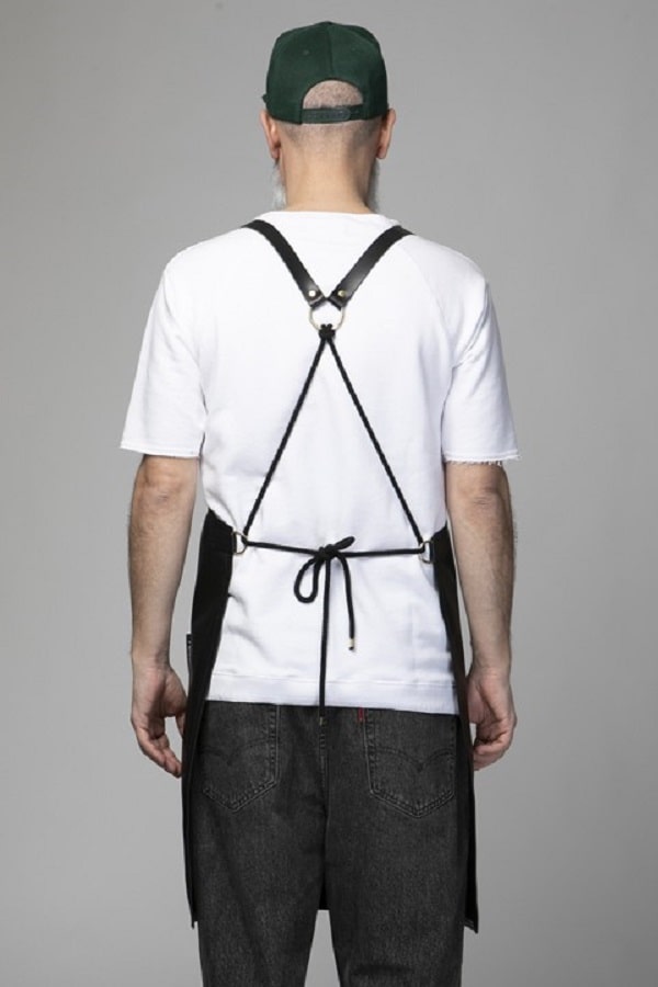 Grembiule in Pelle Pukka Black Diamond apron