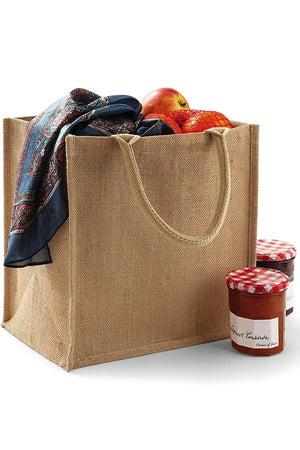 Midi Bag portatutto in tela di Juta Cm 30 x 30 x 19