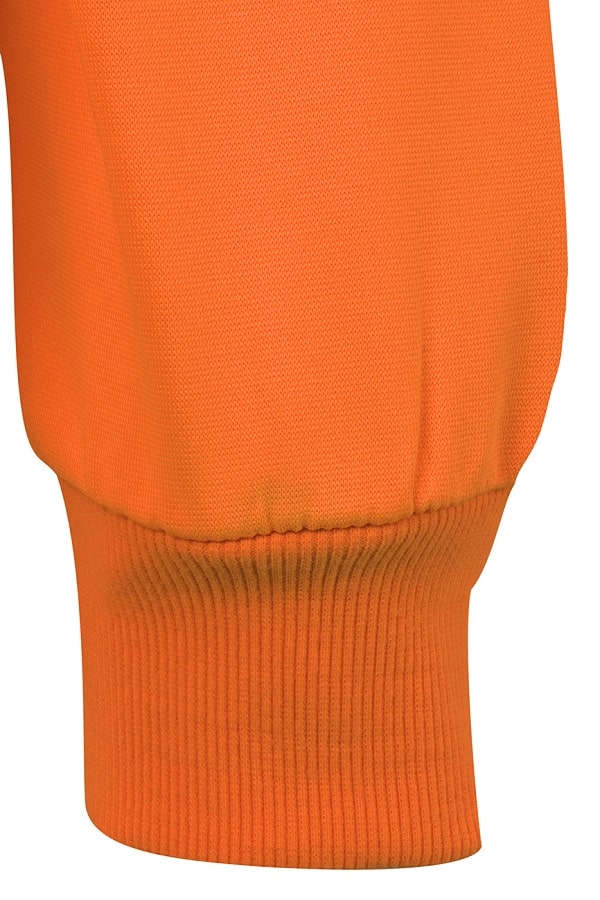 Felpa Alta Visibilità Zip Collo dettaglio