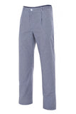 Pantalone Cuoco unisex Light Pied de poule Blu