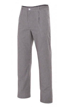 Pantalone Cuoco unisex Light Pied de poule Nero