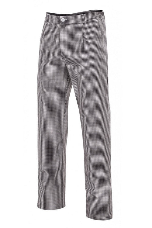 Pantalone Cuoco unisex Light Pied de poule Nero