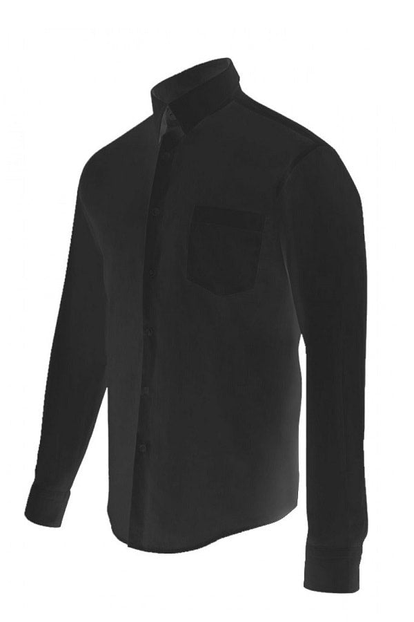 Camicia Stretch Uomo nera