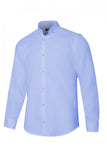 Camicia Oxford stretch Uomo azzurra