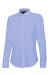 Camicia Oxford stretch Donna azzurra