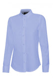 Camicia Oxford stretch Donna azzurra