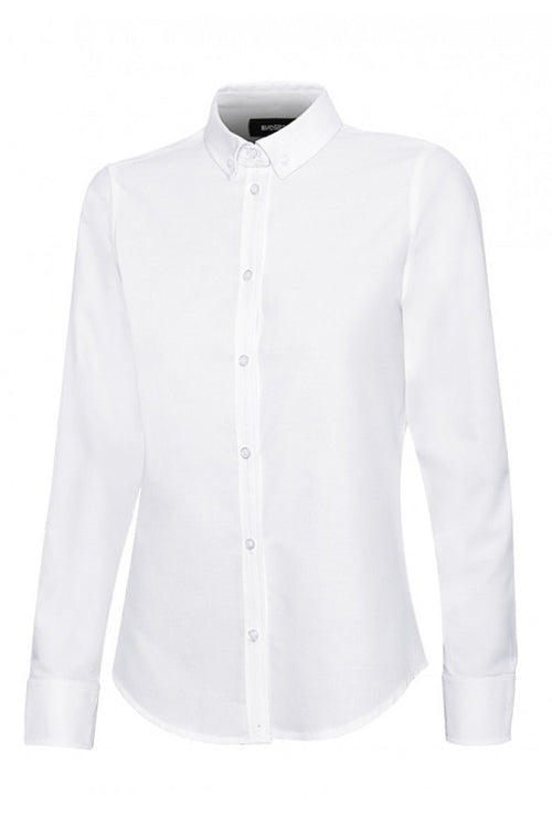 Camicia Oxford stretch Donna bianca