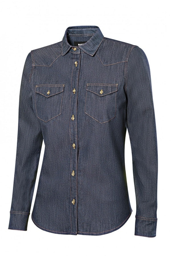 Camicia denim stretch da Donna