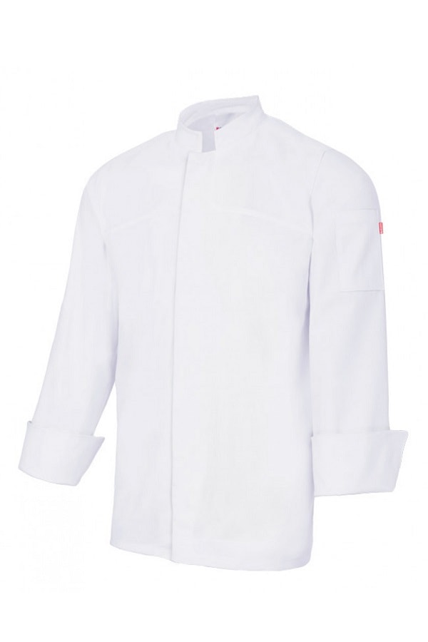 Giacca Cuoco a chiusura centrale in Cotone