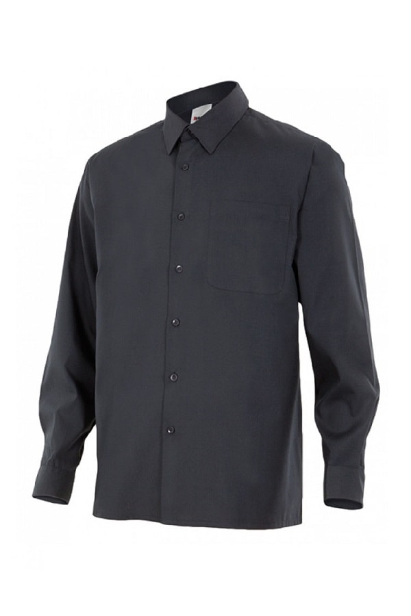 Camicia da Uomo in misto cotone nera