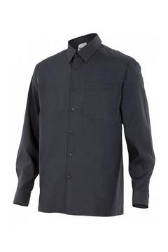 Camicia da Uomo in misto cotone nera
