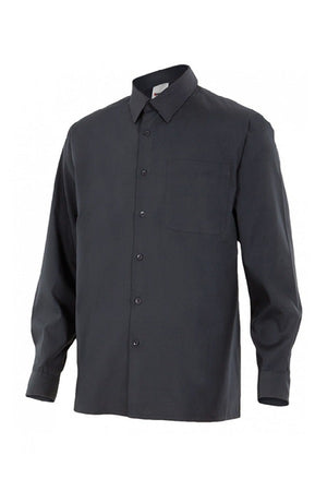Camicia da Uomo in misto cotone nera