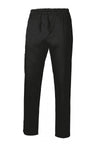 Pantalone unisex polycotone Stretch nero