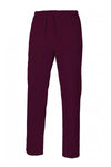 Pantalone unisex polycotone Stretch bordeaux