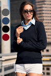 Maglia business Lady collo a V