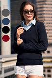 Maglia business Lady collo a V