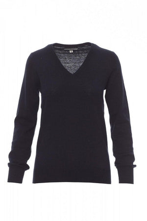 Maglia business Lady collo a V blue navy