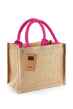 Bag in Juta 26 x 22 x 14 manico Fuxia