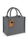 Bag in Juta 26 x 22 x 14 grigia