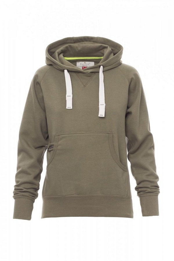 Felpa Donna Payper Atlanta Lady verde militare