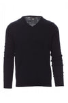 Maglia business uomo collo a V blue navy