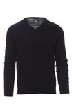 Maglia business uomo collo a V blue navy