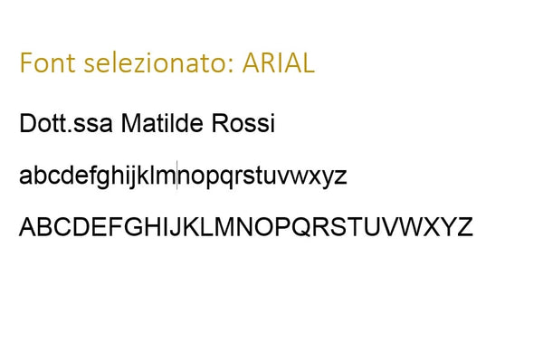 Ricamo di un testo