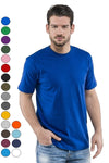 T-Shirt Uomo colorata cotone jersey XL-4XL