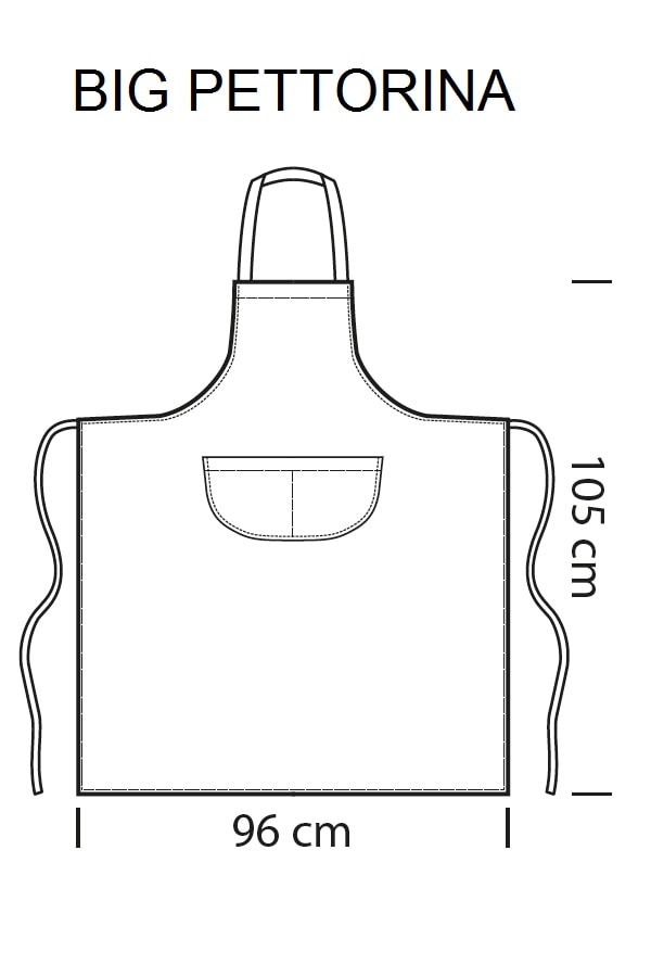 Grembiule Big Pettorina Disegno