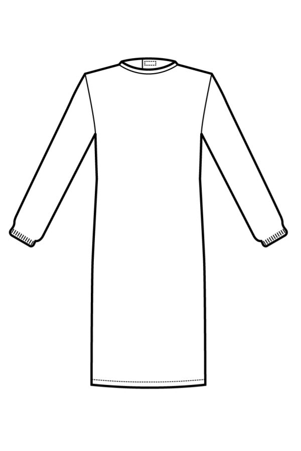 Camice monouso disegno front